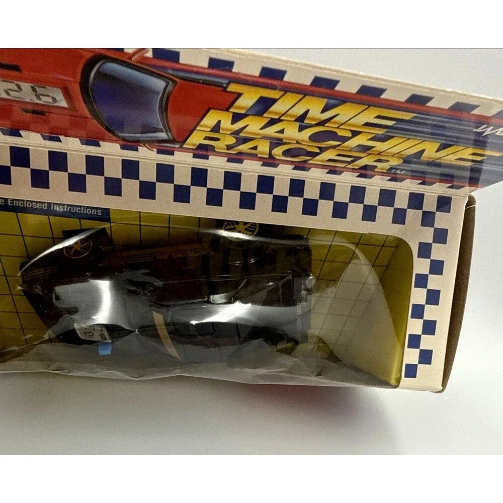 Time Machine Racer By Impulse, Black Trans AM, Plastic on Box Wrinkled, See Pics